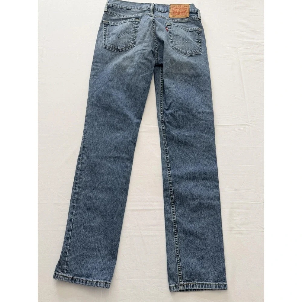 Levi's 511‎ Jeans Mens 30x32 Blue Medium Wash Slim Tapered Denim Pants Casual